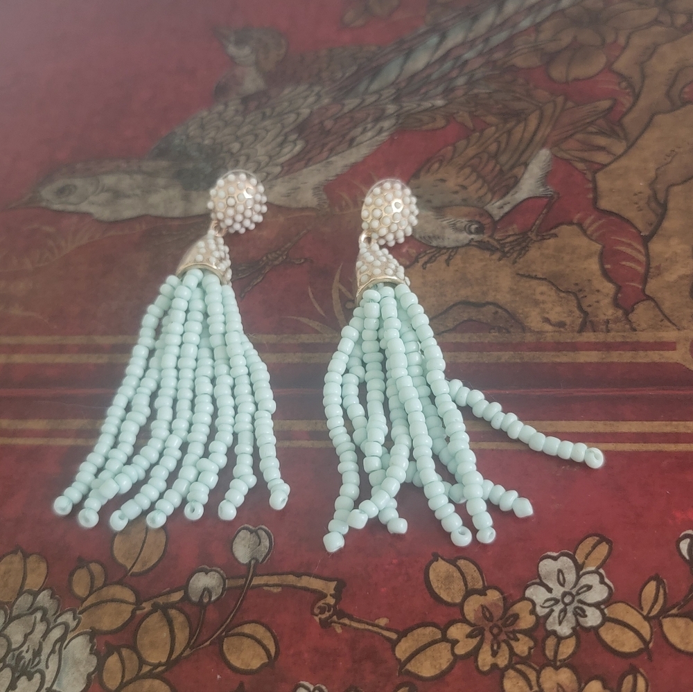 Sugarfix Beaded Tassel Earrings